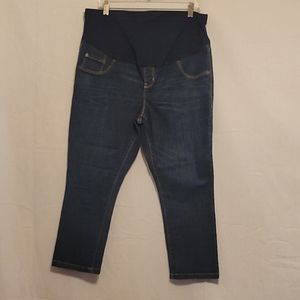 Old Navy Full Panel Capri Stretch Jeans